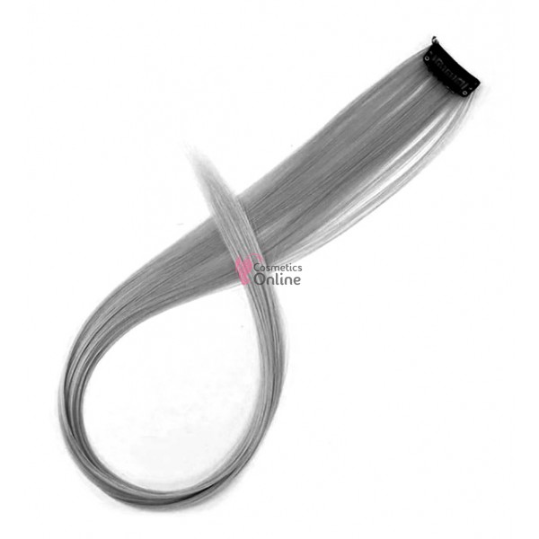 Extensie de par suvita simpla dreapta Vigurous de 50 cm cu clips SUV131 - Silver-Grey